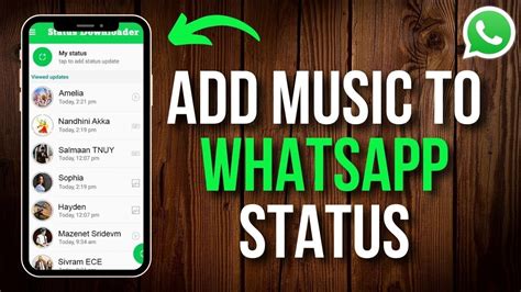 how to add music on whatsapp status